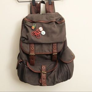 Urban Outfitters ecote Canvas backpack plum
